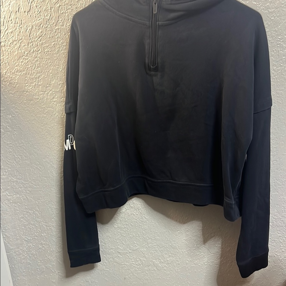 Women's Black Cropped Sweater